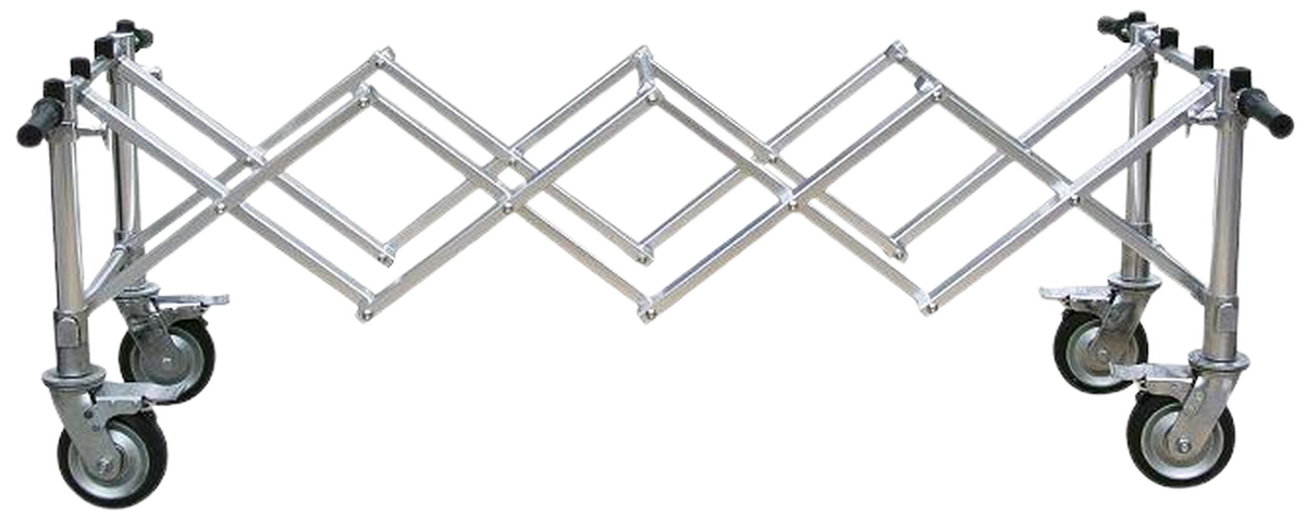 Chariot pliable porte cercueil